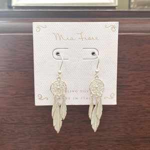 Mia Fiore Sterling Silver Dream Catcher Earrings
